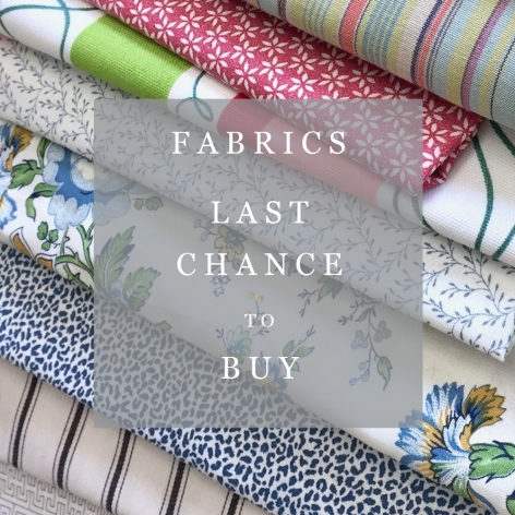 Last Chance to Buy Fabrics
