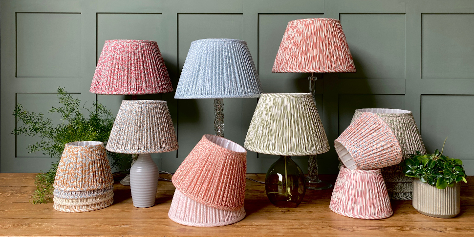 Pleated Lampshades