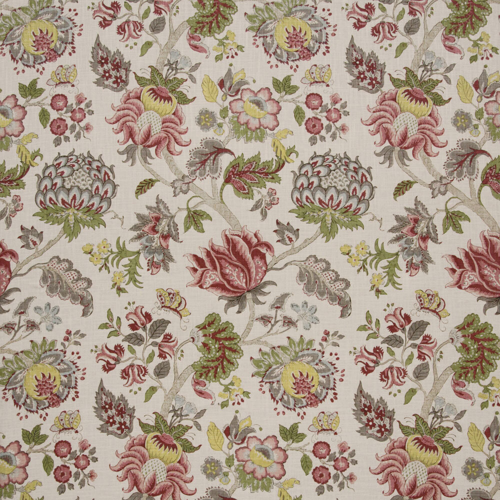 Oleander Linen - Green Tea | Ian Sanderson | Fabrics, Lampshades ...