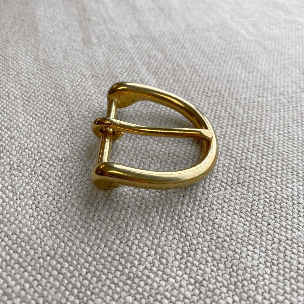 London Buckle - Brass Polished Finish | Ian Sanderson | Fabrics